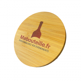 Porte-clé bois Mabouteille.fr