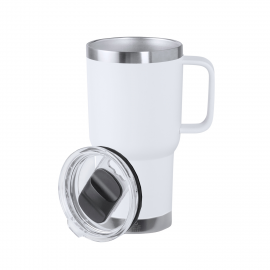 Mug isotherme BLANC personnalisé