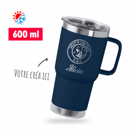 Mug isotherme Polar personnalisé - BLEU MARINE