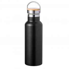 Bouteille isotherme AVENTURE blanche 500ml personnalisable