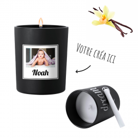 Bougie déco personnalisée
