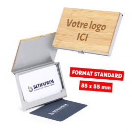 Cartes de visite en bois personnalisées