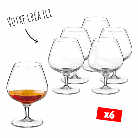 Verre à bascule Whisky 20cl (Lot de 2) personnalisé