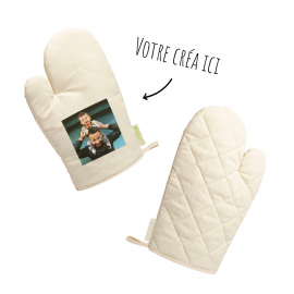 Gant manique en coton bio personnalisé