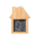 Station météo en bambou personnalisée