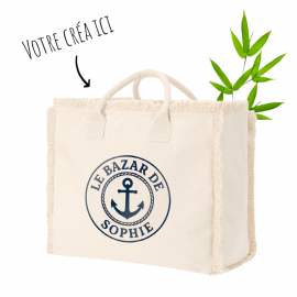 Sac en toile de jute personnalisé