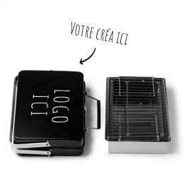 Barbeuk© - mini-barbecue portable personnalisé
