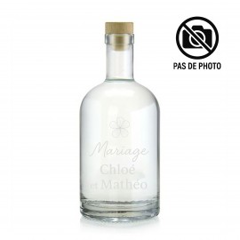 Carafe clair 70cl personnalisée