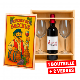 L'Écrin de Bacchus coffret personnalisé