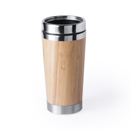 Bouteille isotherme bambou 450ml à graver