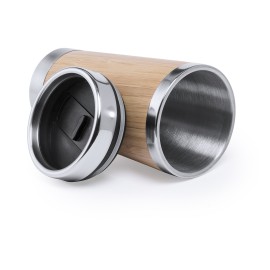 Bouteille isotherme bambou 450ml à graver