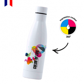 Gourde métal 70cl COLORS personnalisée impression couleur