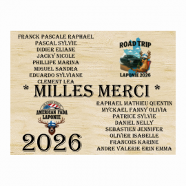 Tableau bois personnalisé 30*40