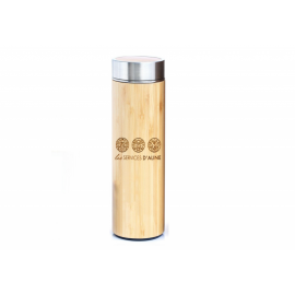 Bouteille isotherme bambou 450ml à graver