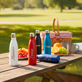 Bouteille isotherme Rouge 50 cl à graver