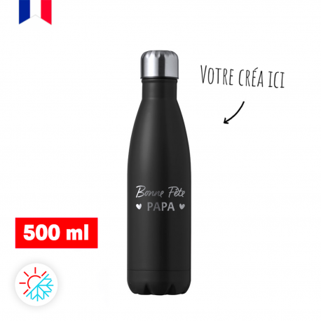 Bouteille isotherme double paroi à graver