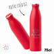 Bouteille isotherme 75 cl à graver Rose