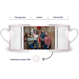 Mug personnalisé - Blanc
