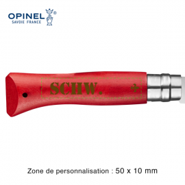 OPINEL N&deg;08 Inox gravure laser