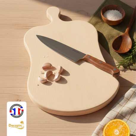 Planche à découper GRANDE en Hêtre personnalisée