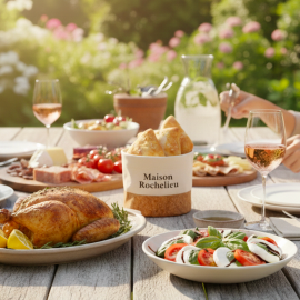 Sac Baluchon en toile de jute personnalis&eacute;e