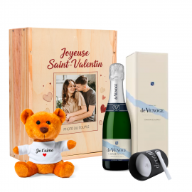 Coffret AMOUR St-Valentin personnalisé