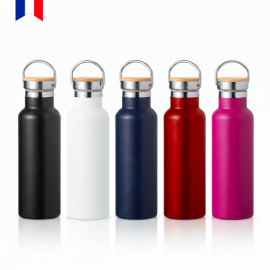 Bouteille isotherme AVENTURE marine 500ml personnalisable