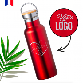 Bouteille isotherme AVENTURE rouge 500ml
