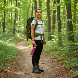 Bouteille isotherme AVENTURE rouge 500ml personnalisable