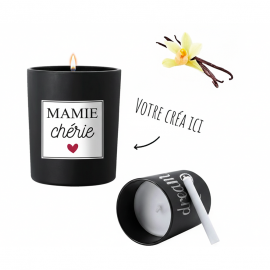 Bougie déco personnalisée