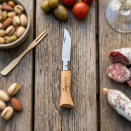 OPINEL N&deg;02 Inox gravure laser