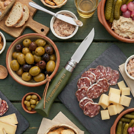 OPINEL N&deg;08 Inox gravure laser