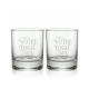 Verre à bascule Whisky 20cl (Lot de 2) personnalisé