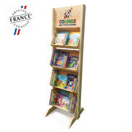 Présentoir bois 24 bouteilles personnalisé