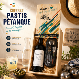 Coffret Pastis pétanque