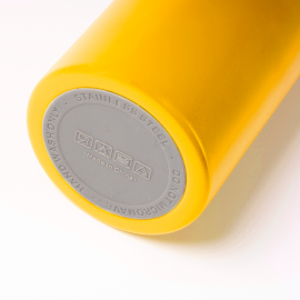 Bouteille isotherme 75 cl &agrave; graver Jaune