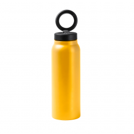 Bouteille isotherme 75 cl &agrave; graver Jaune