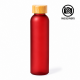 Bouteille en verre givré VERTE 500ml personnalisable