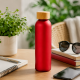 Bouteille en verre givré VERTE 500ml personnalisable