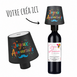 Lampe-bouteille ALICE personnalisée