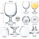 Verre à pastis 16cl (Lot de 2) personnalisé