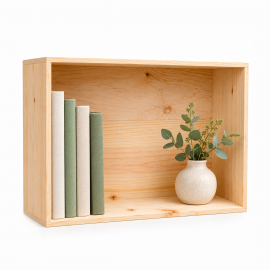 Caisse bois vin 6 bouteilles rangement décoration