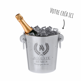 Seau &agrave; champagne personnalis&eacute;