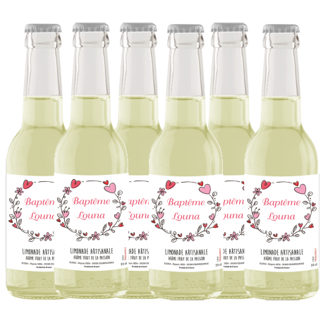 Bouteille type limonade 0,75 L - Lot de 6 