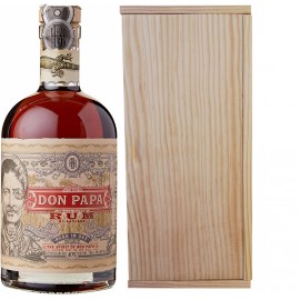 Rum Don Papa avec caisse bois personnalisée