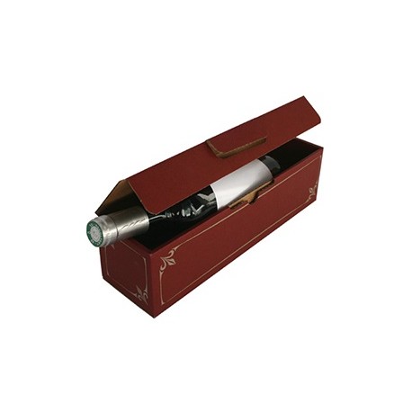 Coffret cadeau carton 1 Bouteille lie de vin