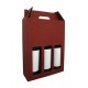 Coffret cadeau carton 3 bouteilles lie de vin