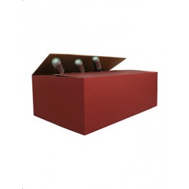 Coffret cadeau carton 12 bouteilles lie de vin