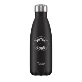 Bouteille isotherme 1 litre personnalisable en inox 1L Trekking