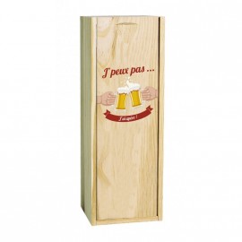 Coffret bois avec 1 bouteille M&eacute;doc 2020